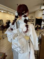 リアン(Lien) ツイン編みおろしで可愛くお洒落に♪