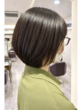トゥルーブ バイ ファースト 富沢店(trove by first) ショートボブ×アッシュブラウン