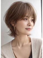 ハーツ(Heart's)&nbsp;白髪ぼかし脱白髪染め大人ショート40代50代60代