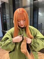 サラビューティーサイト 志免店(SARA Beauty Sight)&nbsp;【オレンジ】ブリーチあり/オレンジブラウン
