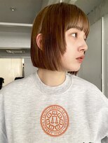 カイラ(KAILA) 切りっぱなしボブパツっとボブストレートボブショートボブオン眉