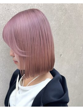 シュガー ヘアアンドネイル 仙台(SUGAR) 【ブリーチ2回】ピンクベージュ♪