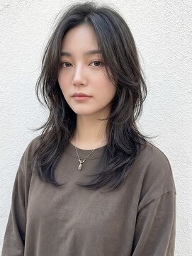 モッズヘア 越谷(mod's hair) ナチュラルウルフ/くびれレイヤー/ダークアッシュp越谷