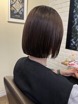 カールム(carlm) 乾かすだけでまとまる◎ナチュラルストレート×ぱつんボブ