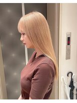 ロンドシェリ 仙台(Lond Cheri)&nbsp;ブリーチダブルカラーレイヤーカット髪質改善縮毛矯正顔周り仙台