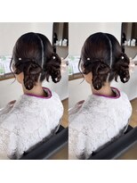 ベイビーズブレス(Baby's breath)&nbsp;【カチモリ×ツイン】#ヘアセット #岡山 #倉敷