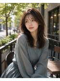  &nbsp;&nbsp;&nbsp;セミロング×ショコラグレージュ×美髪