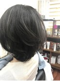 40代デジタルパーマボブ1