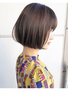 フォンズ(FONS) 大人感のある艶ナチュラルボブ/#透明感カラー  シアーベージュ