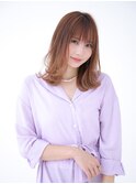 ナチュラルな外ハネレイヤー