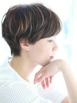 エムスラッシュ アヴェダ 自由が丘(M.SLASH AVEDA)&nbsp;■ポイントカラーオンブレクールショートM.SLASH自由が丘26-2★!