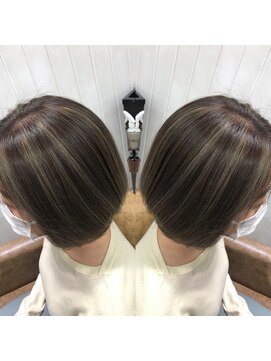 ワールドオーダー 天王寺店(WORLD ORDER) 白髪ぼかしハイライト