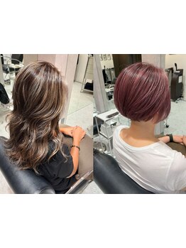 アンモニアフリー☆イタリアのオーガニックカラー「Hカラー」を使用♪頭皮と髪への負担が違います！