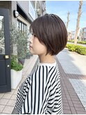 ボブっぽいショートヘア