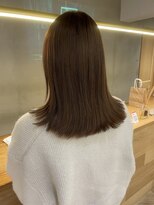 ローレンジウ(LOREN JU)&nbsp;透明感髪質改善ベージュダブルカラーミルクティーグレージュ