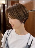 広尾　ショートヘア　ハンサムショート　大人ヘア　30代　40代