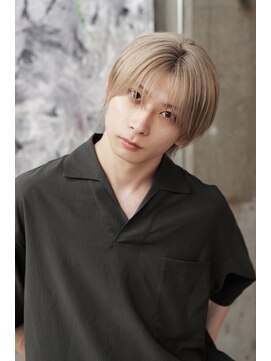 ステップボーンカット トーキョー(STEP BONE CUT TOKYO) 【ステップボーンカット】ミルクティー/シースルーバング