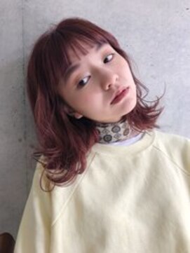 オーダー(OORDER) bangs×red orange color