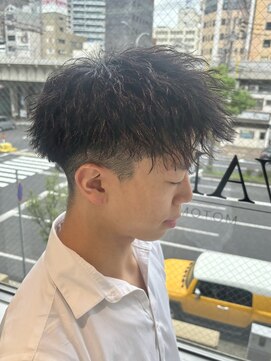 アヴァンス 神戸元町(AVANCE) メンズショート×ツイストスパイラルパーマ【神戸元町】