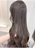★韓国風小顔前髪似合わせカットアッシュオリーブグレージュ新宿