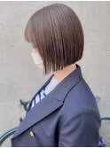 (土橋)大人かわいい切りっぱなし前下がりボブ  20代30代40代