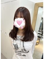 メゾン(Maison) レイヤーカット×レッドカラー