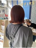 切りっぱなしボブ/アイロンスタイリング