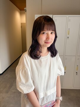 スリーバイザサロン(THREE by the salon) 艶ラベンダーカラー