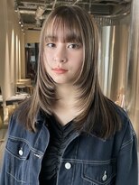 スクリーン(SCREEN)&nbsp;ホワイトグレージュ/デジタルパーマ/チェリーブラウン/元町