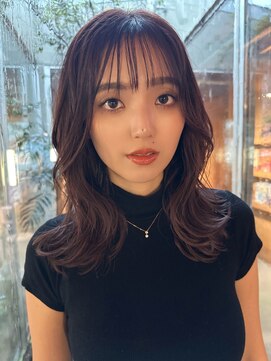 ウエストリー(WESTORY) 2wayバング/ピンク/レイヤーカット/濃いめピンク