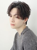 オーシャントーキョー 原宿(OCEAN TOKYO)&nbsp;韓国ヘアニュアンスパーマコンマバングセンターパート黒髪