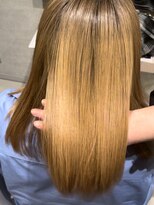 ケンジ 洋光台(KENJE)&nbsp;ブリーチ毛にもストレート◎酸性ストレート　style by 田爪