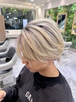 イメージア ボーノ相模大野店(IMAGE-A) 【相模大野カラー】ブロンドバレイヤージュショート