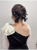 ルーズ編みツインシニヨンヘア UiiC 中平鮎歌