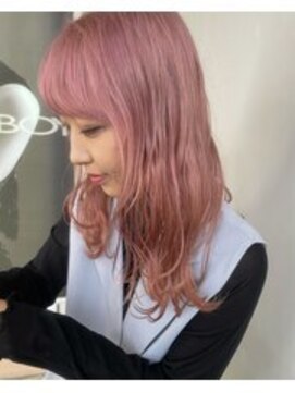 シャンプー ボーイ 宮崎柳丸店(SHAMPOO BOY) ピンクカラー/ケアブリーチ 【シャンプーボーイ宮崎】