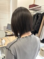 ネオリーブウリ 二子玉川店(Neolive uri) ミディアムヘア暗めカラーデザインカラーフェイスフレーミング