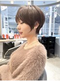 大人ガーリー/白髪前髪/ショートボブ/20代30代40代50代/柏柏