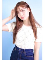 アッシュ 鷺沼店(Ash)&nbsp;シースルーバング×ナチュラルストレート