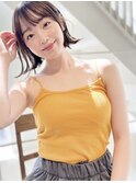美髪ボブレイヤー/レイヤーボブ/切りっぱなしボブ/顔まわり