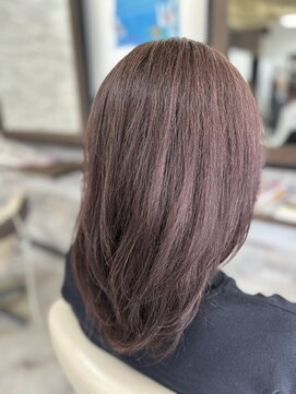 ヘアーララプラス(HAIR lala+) #透明感#レイヤー#イルミナカラー#ラベンダー