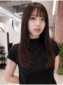 ロング/ハッシュカット/レイヤーカット/シースルーバング