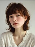 イメチェン/ピンクベージュ/アンブレラカラー/前髪/表参道