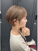 イルダバイグラッシー センター北(iluda by glassi) グレージュ×ショートボブ【伊左治】