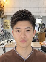 ミスターマウントロックバーバーショップ(MR.MT.ROCK BARBER SHOP) ピンパーマ スパイキーショート
