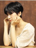 ナチュラル美人ショート