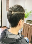 アップバンクサイドパートショートスタイル