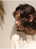 シースルーバングアレンジ