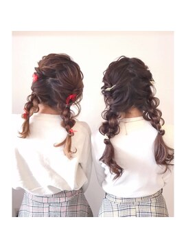 キュア(CURE) ツイン編みおろし