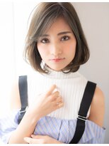 セラ バイ ユーレルム(SerA by U-REALM)&nbsp;ナチュラルボブ 担当 森　美髪／ネイビーカラー