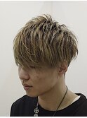 束感ツーブロックミディアムスタイル!